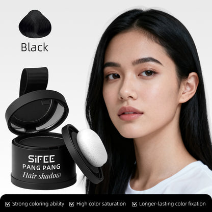 Hairline Powder Hair Filler Waterproof Sweat-Proof Volumizing Powder Long-Lasting Makeup for Forehead and Side Profile Hair Powder