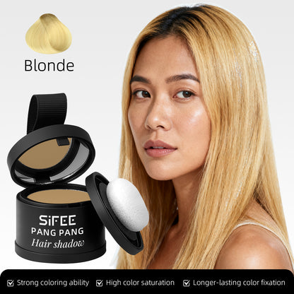 Hairline Powder Hair Filler Waterproof Sweat-Proof Volumizing Powder Long-Lasting Makeup for Forehead and Side Profile Hair Powder
