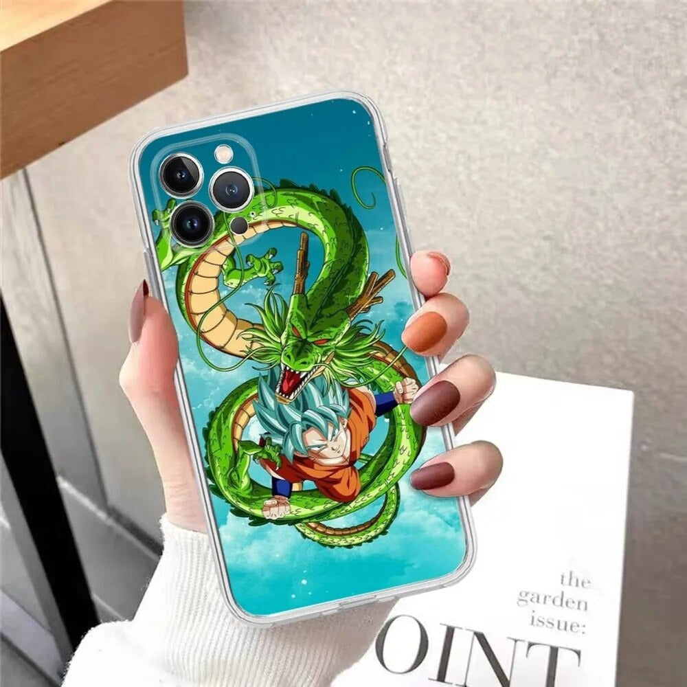 Phone case iPhone Dragon Ball Wukong black painted anti fall