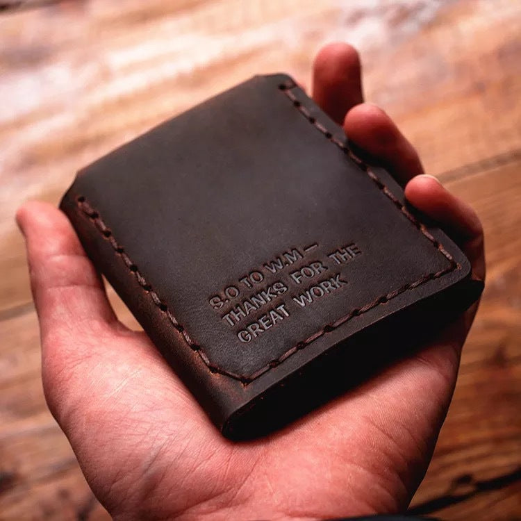 Men's handmade wallet