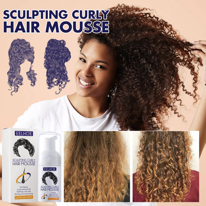 EELHOE Elastin, Anti-Frizz Curly Hair Volumizing Natural Fluffy Moisturizing Styling Perm Care Style