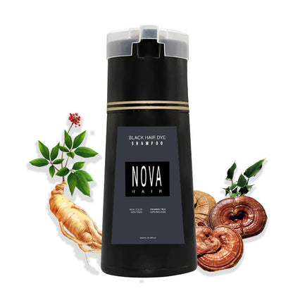 Nova Hair Dye Shampoo Color Fixer Mild Non-Irritating Lazy Hair Wash
