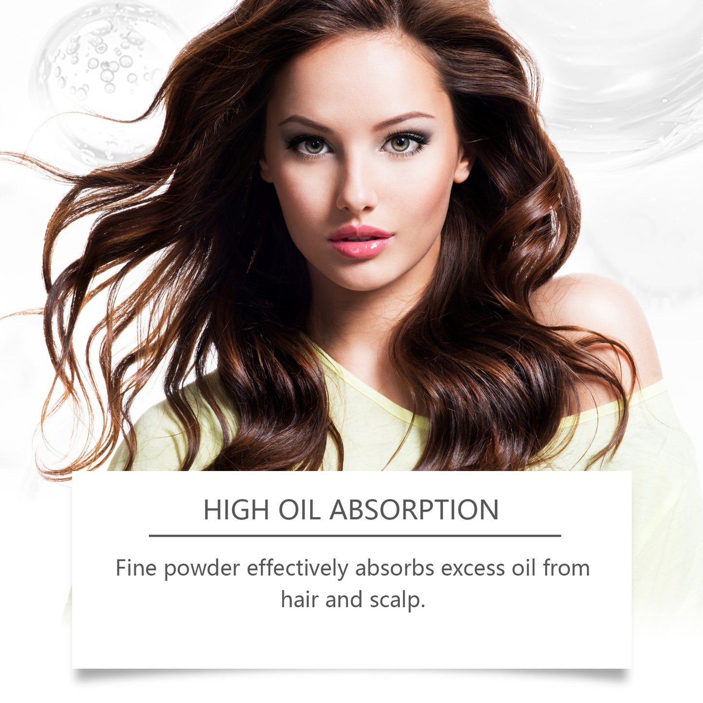 Eelhope Dry Shampoo Fluffy Powder, Lazy Person Fluffy Bangs Oil Free Oil Control Free Wash Dry Powder