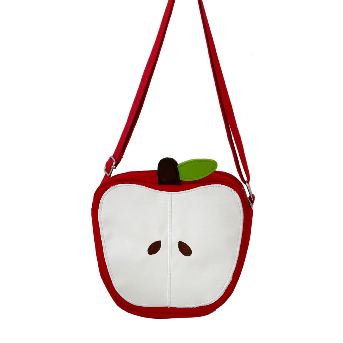 A multi-purpose red apple KT cat shoulder bag