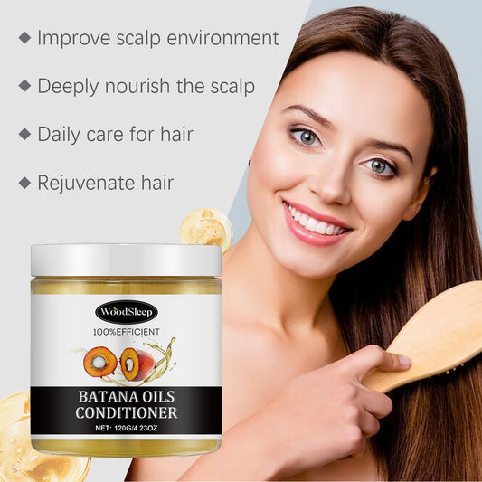 WoodSleep Batana Oil Conditioner Moisturizes Hair Strands Soft Light Smooth Moisturizing Conditioner