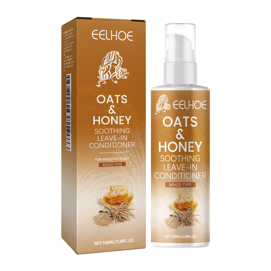 Oat And Honey Leave-In Conditioner, Improve Frizz, Moisturize And Repair Hair, Smooth And Shiny