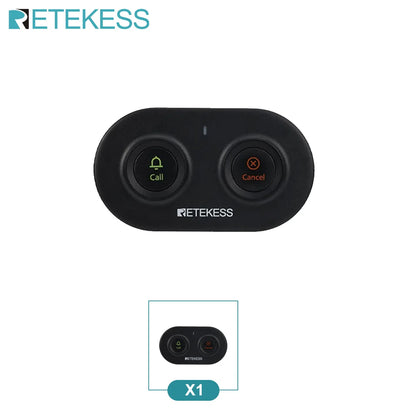 Retekess Restaurant Pager Wireless Waiter Calling System TD112 Waterproof Watch Receiver TD036 Call Buttons For Cafe Bar Club