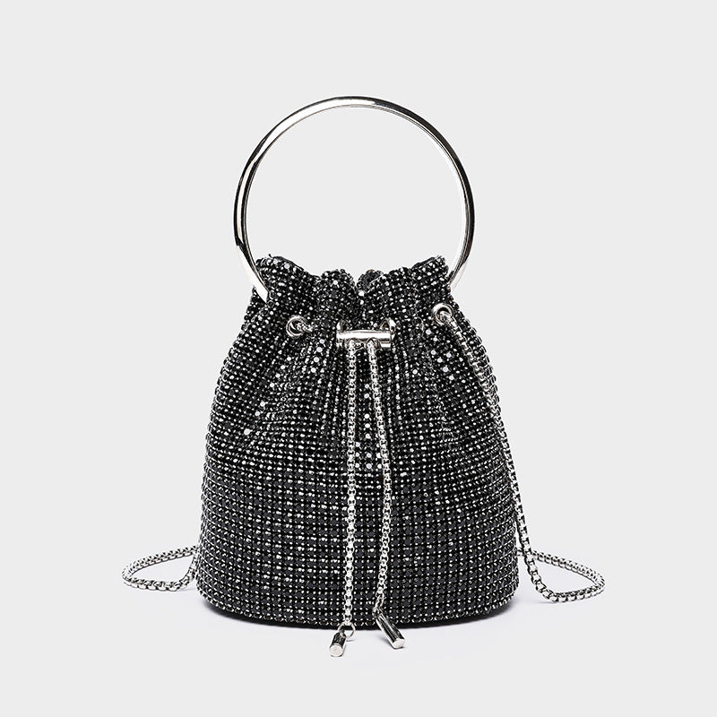 Diamond bucket bag for women