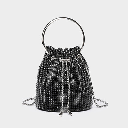 Diamond bucket bag for women
