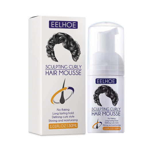 EELHOE Elastin, Anti-Frizz Curly Hair Volumizing Natural Fluffy Moisturizing Styling Perm Care Style