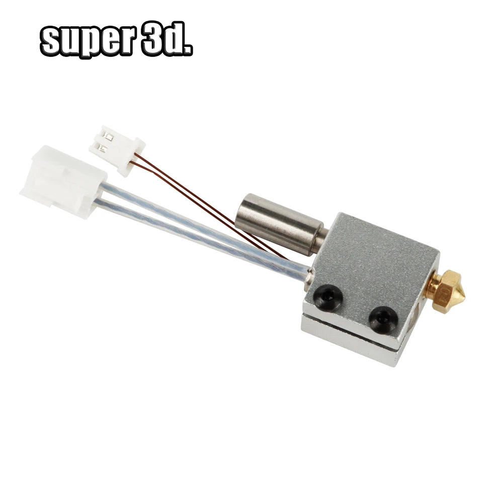 For Artillery Sidewinder X1/X2 Genius Hotend Kit 3D Printer Parts NTC100K Thermistor Heat Tube Heat Block Throat Volcano Nozzle