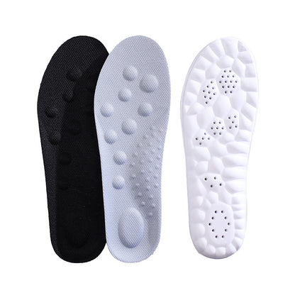 4D Sport Insoles PU Arch Full Insole, Odor-Resistant, High-Elastic Shock Absorption