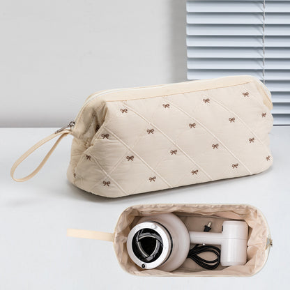 Multi functional travel grooming and storage bag for women