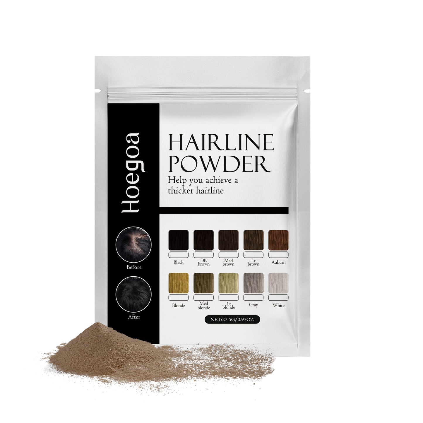 Hairline Powder, Fill In The Top Of Your Hairline With A Refreshing Fluffy Shade Powder