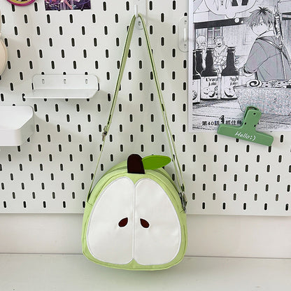 A multi-purpose red apple KT cat shoulder bag