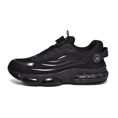 Mesh Knit Safety Work Shoes, Breathable and Comfortable, Puncture-Resistant Protective Footwear