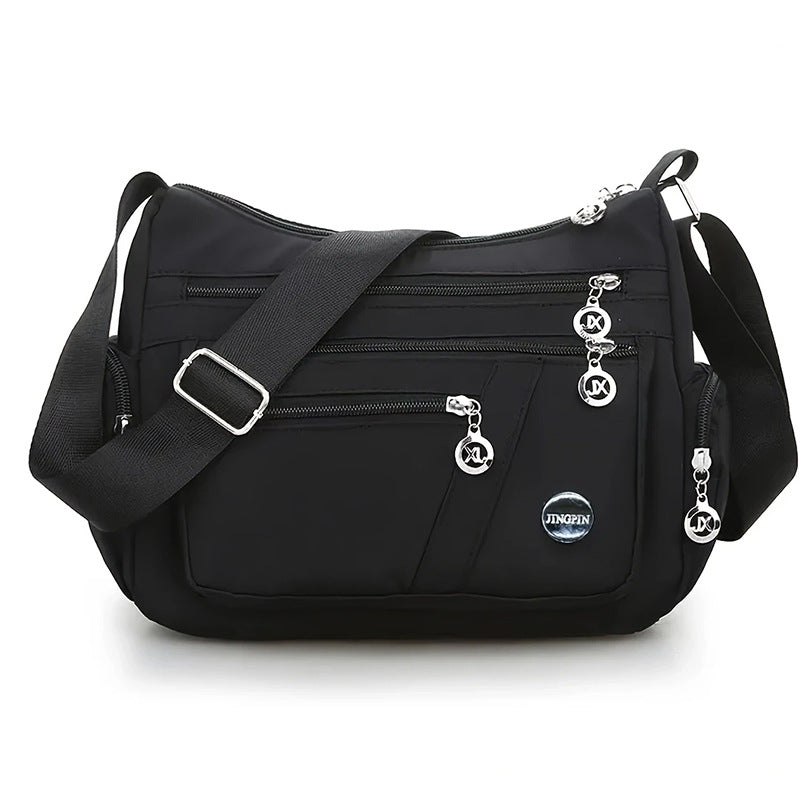 Multi-compartment single-shoulder crossbody bag for women, lightweight, large-capacity single-shoulder bag