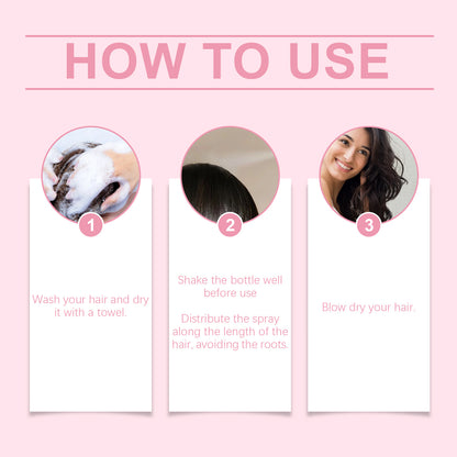 Hoegoa Keratin Hair Conditioner, Gentle Moisturizing Moisturizing Smooth And Smooth Improving Frizz Daily Hair Conditioner Spray