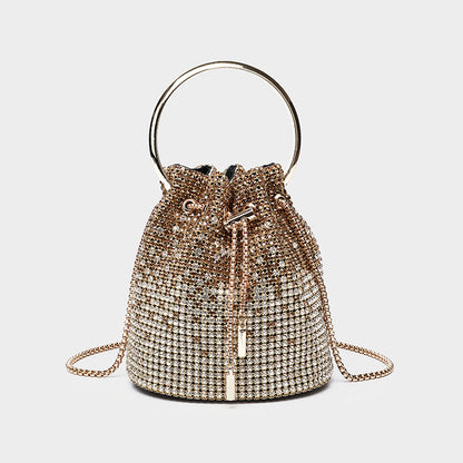 Diamond bucket bag for women