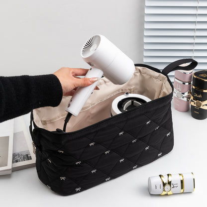 Multi functional travel grooming and storage bag for women