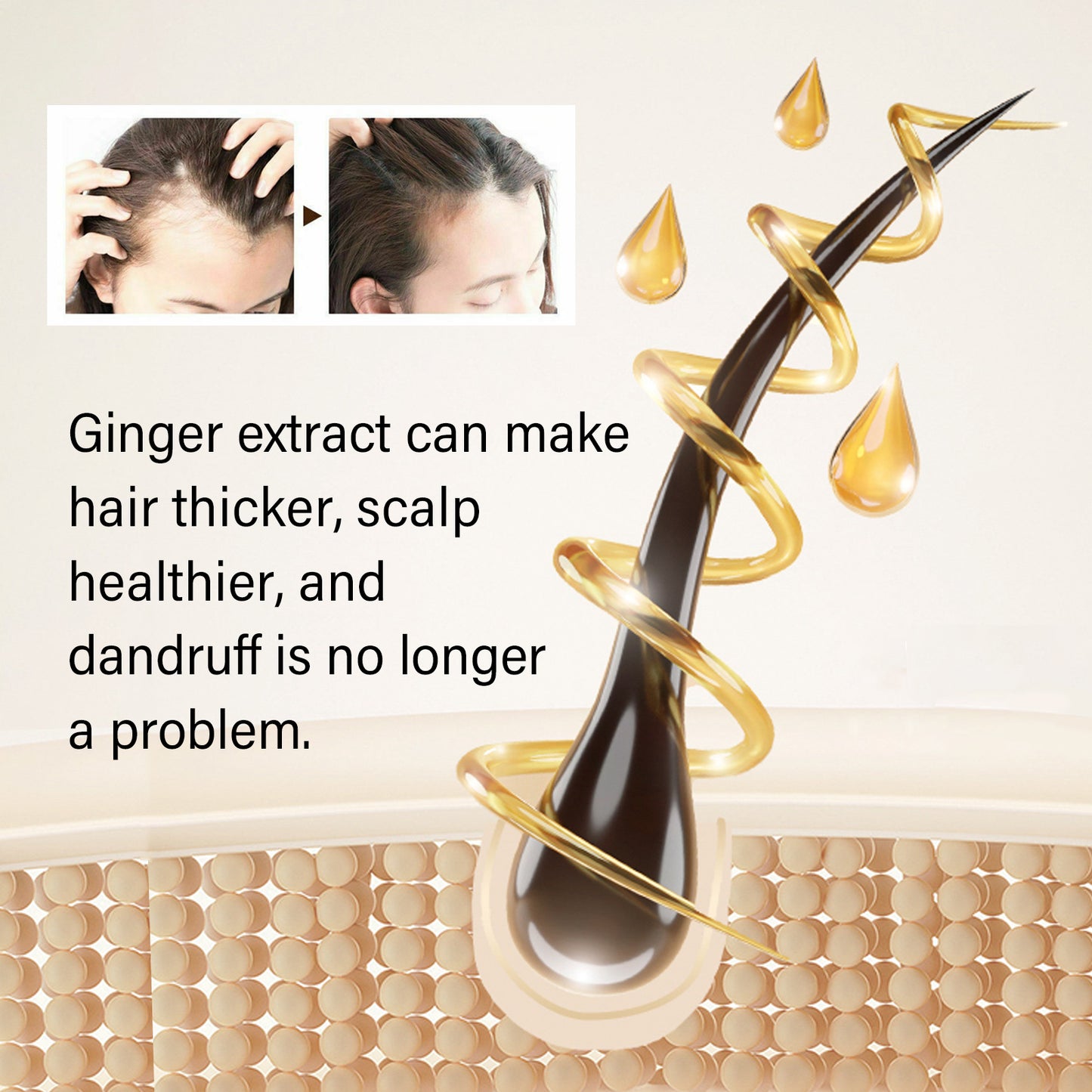 Hair Care Shampoo Deep Clean, Soft And Moisturizing Hair Root Anti-Set Hair Conditioner