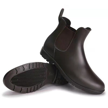 Short rain boots water shoes Martin boots anti slip water boots for women