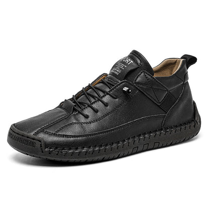 Casual Women's Shoes with Hand-Stitched Details, Oversized Comfortable Design