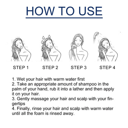 Scalp Antipruritic Hair Shampoo, Smoothing Hair And Moisturizing Scalp Dense Hair Anti-Fixative Shampoo