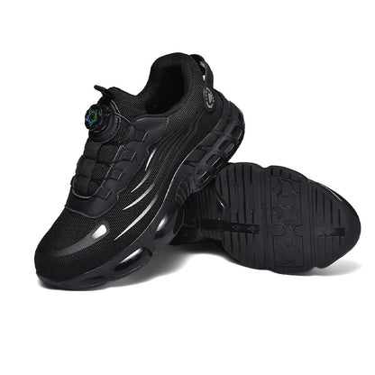 Mesh Knit Safety Work Shoes, Breathable and Comfortable, Puncture-Resistant Protective Footwear
