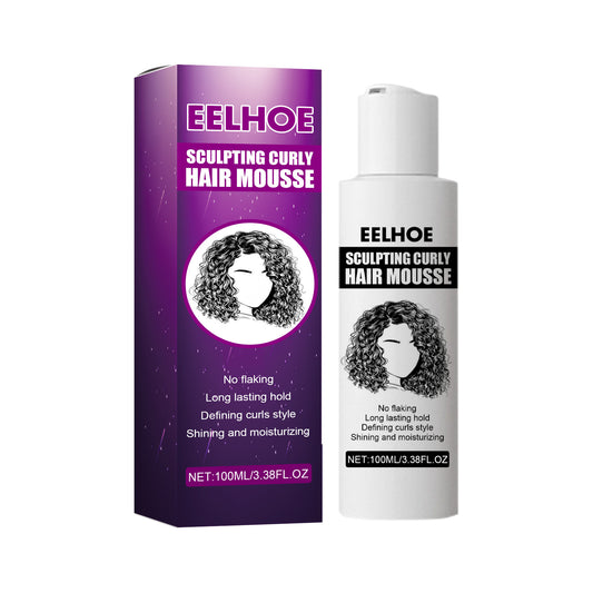 EELHOE Curly Hair Styling Elastin, Curly Hair Moisturizing And Fluffing Hair Styling Elastin