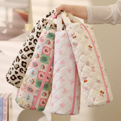 Travel curling iron straight clip storage bag