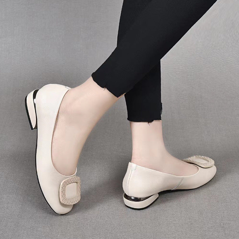 Comfortable Women's Flat Shoes with Wedge Heel, for Middle-Aged and Elderly Women