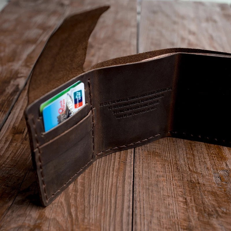 Men's handmade wallet