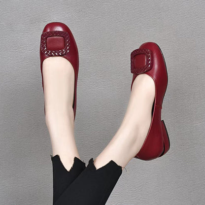 Comfortable Women's Flat Shoes with Wedge Heel, for Middle-Aged and Elderly Women