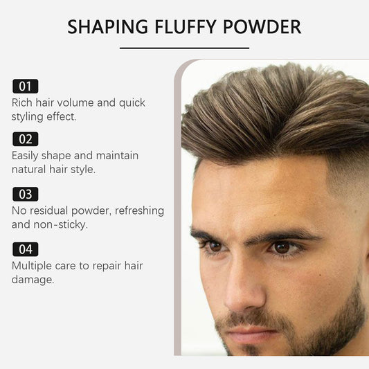 East Moon Hair Styling Powder, Lazy Hair Styling Fluffy High Cranial Top No Hair Seam Hair Styling Powder