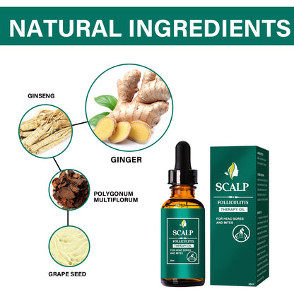 Essential Oil For Scalp, And Hair Scalp Deep Cleaning And Repair Hair Root Anti-Itching And Anti-Loss Hair Solid Care Essential Oil