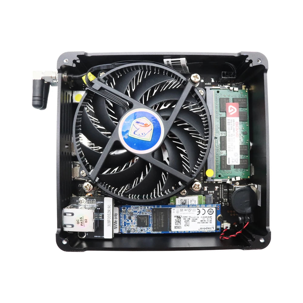 Yohirs Intel Xeon W-10885M E3-1545M V5 2176M 2286M 2LAN Mini PC Windows11 ECC RAM M.2 NVME 4K DP HD2.0 Game Computer PC WiFi