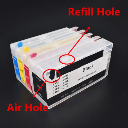 refill ink kit for hp 950 951 Refillable ink cartridge for HP Officejet Pro 8100 8600 8630 8610 8620 8680 8615  Pro 251DW 276DW