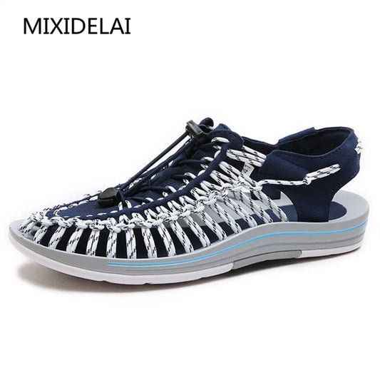MIXIDELAI 2025 New Arrived Summer Sandals Men Shoes Quality Comfortable Men Sandals Fashion Design Casual Men Sandals Shoes
