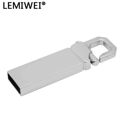 Lemiwei USB Flash Drive Metal Pendrive High Speed USB2.0 Stick 2GB 4GB 8GB 16GB 32GB 64GB Pen Drive Flash Memoty U Disk for PC