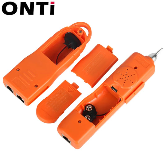 ONTi-Ethernet LAN Network Cable Tester Detector, Line Finder, Telephone Wire Tracker, Line Finder, RJ11, RJ45, Cat5, Cat6