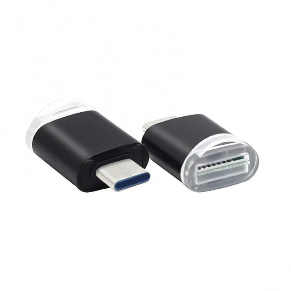 Mini Portable Type-c 3.1 Micro USB OTG Adapter High Speed Aluminum Alloy Memory Card Reader