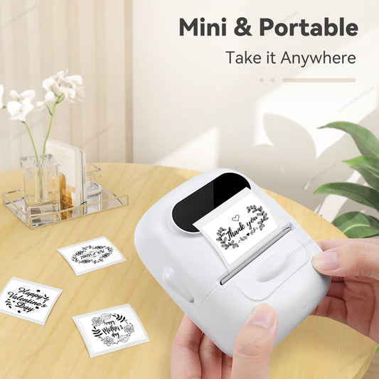 P50 Adhesive Label Printer Similar as M110 Marklife P50 E210 Label Machine Inkless Thermal Label Maker Or 1PK P50 Label Sticker