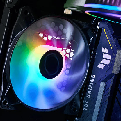 Cooler Master CF120 ARGB Case Fan 5V 3PIN Rifle Bearing 120mm Quiet Black Addressable RGB CPU Cooling Fan
