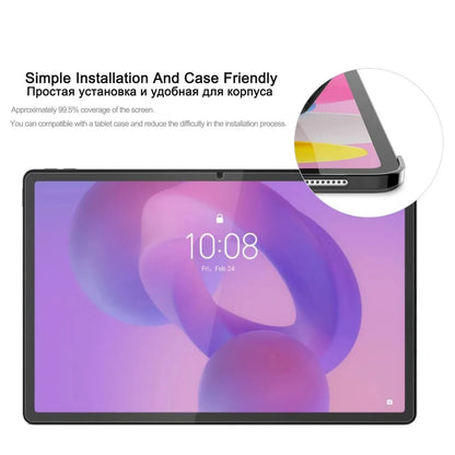 2Pcs Clear Scatch Proof Screen Protector HD Tempered Glass for Lenovo Idea Tab Pro 12.7 2025 inch Screen Protective Hard Film