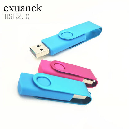 50pcs/lot Metal Usb Flash Drive 128GB Pendrive 64gb Cle High Speed Memoria Usb Stick 32GB 16GB 4GB Pen Drive Free Custom Logo