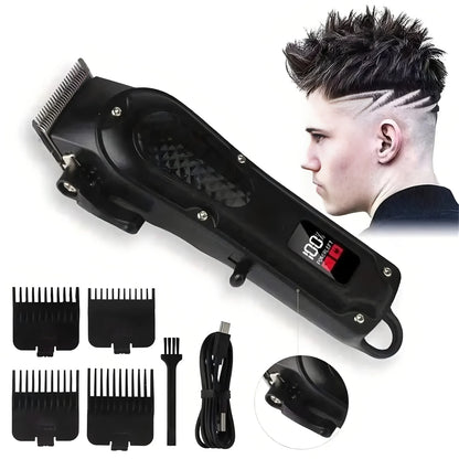 2026Professional USB Rechargeable Hair Clipper & Beard Trimmer, Cordless, Ideal Gift for Men