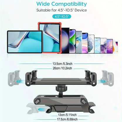 Car Tablet Holder, Headrest Tablet Mount Headrest Stand Cradle Compatible With Devices For IPad Air Mini, Other 4.7-12.9" Cell
