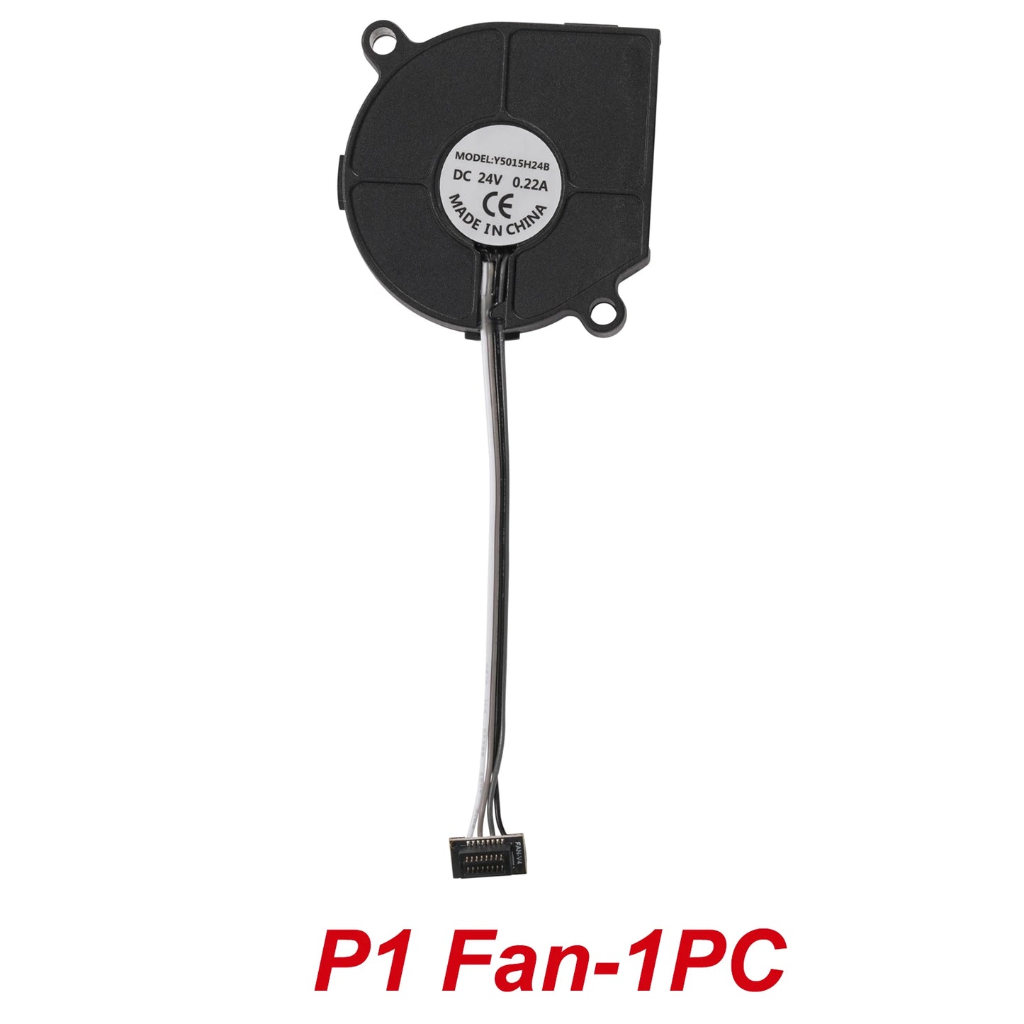 50x50x15mm Blower Cooling Fan for Bambu Lab X1 X1C Combo P1 P1P P1S 3D Printer Rapid Silent Drum Fan with Double Ball Bearings