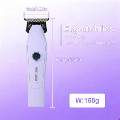 JUCAI MINICANDY JC08 Men's Hair Clipper DLC Zero Gapped Brushless Motor with Base Charger Professional Trimmer Finishing Machine